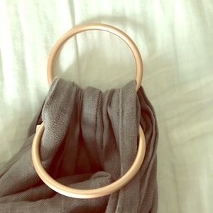 Wild bird chickadee single: rose gold sling